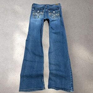 Angels Mid Rise Bootcut Jeans